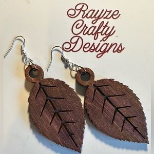 Wood earrings